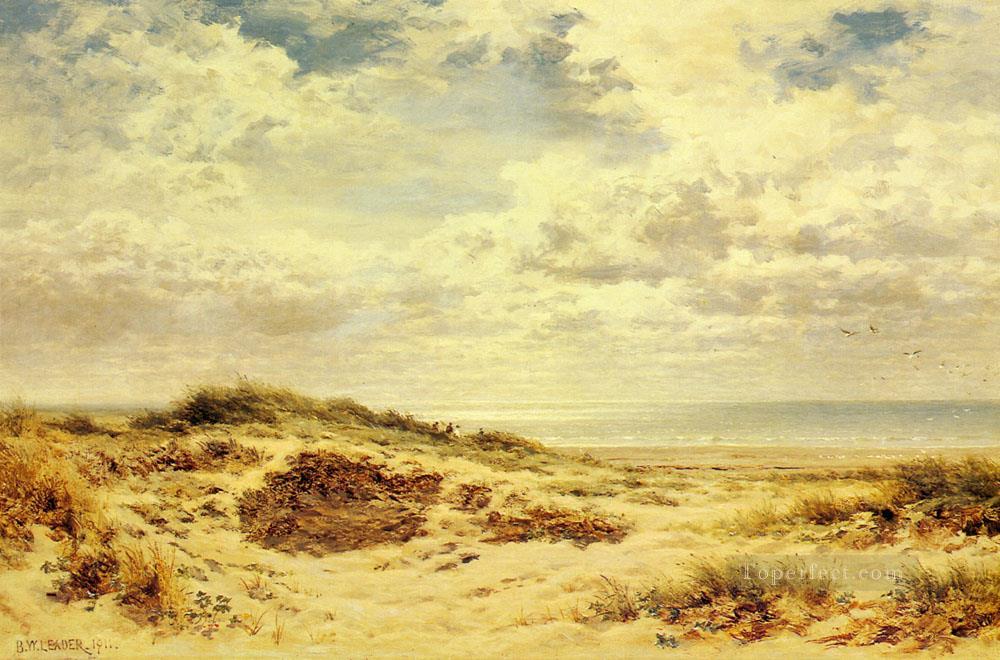 Morning On The Sussex Coast Benjamin Williams Leader Oil Paintings